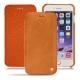 Housse cuir Apple iPhone 7 Plus - Mandarine vintage ( Pantone 165C ) 