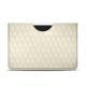 Funda de piel Apple iPad Pro 12" - Blanc - Couture ( Bologna - White ) 