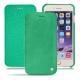 Apple iPhone 7 Plus leather case - Menthe vintage ( Pantone 562C ) 