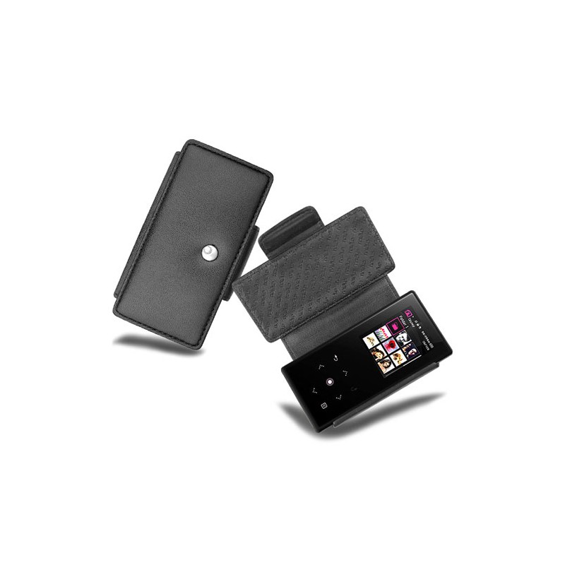Custodia in pelle Samsung YP-S5  - Noir ( Nappa - Black ) 