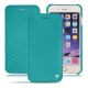 硬质真皮保护套 Apple iPhone 7 Plus - Bleu fluo