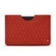 Apple iPad Pro 12" leather pouch - Papaye - Couture ( Pantone 180C ) 