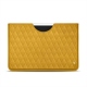 Pochette cuir Apple iPad Pro 12" - Jaune soulèu - Couture