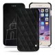 硬质真皮保护套 Apple iPhone 7 Plus - Negre poudro - Couture