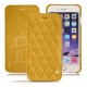 Housse cuir Apple iPhone 7 Plus - Jaune soulèu - Couture