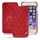 Housse cuir Apple iPhone 7 Plus - Rouge troupelenc - Couture