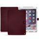Apple iPad Pro 12.9" (2017) leather case - Lie de vin ( Pantone 5115C ) 