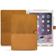 Apple iPad Pro 12.9" (2017) leather case - Or Maïa ( Pantone 871C ) 