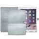 Apple iPad Pro 12.9" (2017) leather case - Platinium ( Pantone 877C ) 