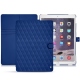 Apple iPad Pro 12.9" (2017) leather case - Bleu océan - Couture ( Nappa - Pantone 293C ) 