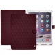 Apple iPad Pro 12.9" (2017) leather case - Lie de vin - Couture ( Pantone 5115C ) 
