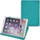 Apple iPad Pro 12.9" (2017) leather case - Bleu fluo
