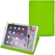 Apple iPad Pro 12.9" (2017) leather case - Vert fluo