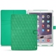 Apple iPad Pro 12.9" (2017) leather case - Menthe vintage - Couture