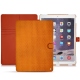 Apple iPad Pro 12.9" (2017) leather case - Abaca arancio