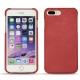 Capa em pele Apple iPhone 7 Plus - Cerise vintage ( Pantone 185C ) 