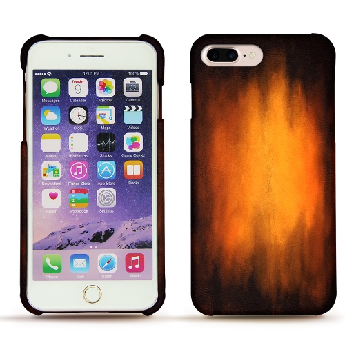 Coques, étuis et housses Haute-Couture en cuir pour Apple IPhone 7 PlusFauve Patine