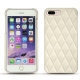 Capa em pele Apple iPhone 7 Plus - Blanc - Couture ( Bologna - White ) 