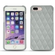 Funda de piel Apple iPhone 7 Plus - Gris - Couture ( Nappa - Pantone W428C ) 