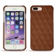 Capa em pele Apple iPhone 7 Plus - Marron - Couture ( Nappa - Pantone 1615C ) 
