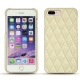 Capa em pele Apple iPhone 7 Plus - Ivoire - Couture ( Sleek P C12 - White ) 