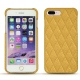 Coque cuir Apple iPhone 7 Plus - Mimosa - Couture ( Pantone 141C ) 