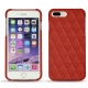 가죽 커버 Apple iPhone 7 Plus - Papaye - Couture ( Pantone 180C ) 
