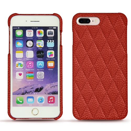 Funda de piel Apple iPhone 7 PlusPapaye - Couture ( Pantone #b54317 ) 