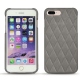 가죽 커버 Apple iPhone 7 Plus - Acier vintage - Couture
