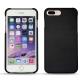 Apple iPhone 7 Plus leather cover - Negre poudro