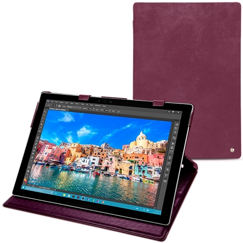 硬质真皮保护套 Microsoft Surface Pro 4 Prune vintage ( Pantone #612434 ) 