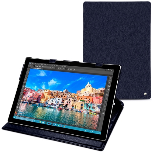 Lederschutzhülle Microsoft Surface Pro 4 Cobalt ( Pantone #2b253f ) 