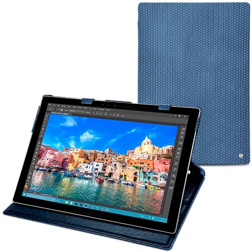Lederschutzhülle Microsoft Surface Pro 4 Abaca ishia ( Pantone #395775 ) 