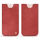 Apple iPhone 7 Plus leather pouch - Cerise vintage ( Pantone 185C ) 