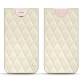 Custodia in pelle Apple iPhone 7 Plus - Blanc - Couture ( Bologna - White ) 