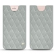 Capa em pele Apple iPhone 7 Plus - Gris - Couture ( Nappa - Pantone W428C ) 