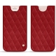 Apple iPhone 7 Plus leather pouch - Rouge - Couture ( Nappa - Pantone 199C ) 