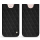 Capa em pele Apple iPhone 7 Plus - Ebène - Couture ( Sleek P C12 - Black ) 