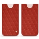 Capa em pele Apple iPhone 7 Plus - Papaye - Couture ( Pantone 180C ) 