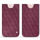 Capa em pele Apple iPhone 7 Plus - Prune vintage - Couture