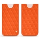 가죽 커버 Apple iPhone 7 Plus - Orange fluo - Couture