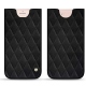 Custodia in pelle Apple iPhone 7 Plus - Negre poudro - Couture