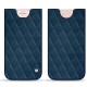 Capa em pele Apple iPhone 7 Plus - Blu mediterran - Couture