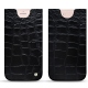 Capa em pele Apple iPhone 7 Plus - Crocodile nero