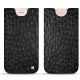 Capa em pele Apple iPhone 7 Plus - Autruche nero