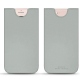 Apple iPhone 7 Plus leather pouch - Gris PU