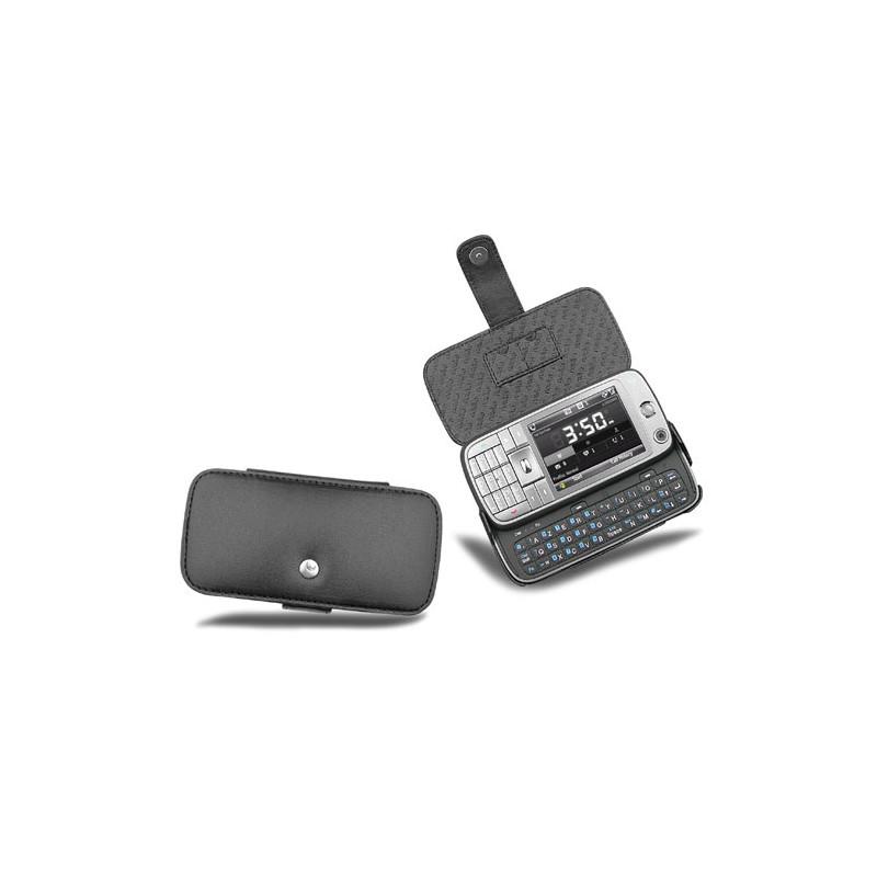 Funda de piel HTC S730 - HTC Wings  - Noir ( Nappa - Black ) 