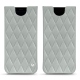 硬质真皮保护套 Samsung Galaxy S8 - Gris - Couture ( Nappa - Pantone W428C ) 