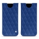 Lederschutzhülle Samsung Galaxy S8 - Bleu océan - Couture ( Nappa - Pantone 293C ) 