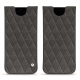 Lederschutzhülle Samsung Galaxy S8 - Anthracite - Couture ( Pantone 424C ) 